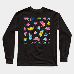 Colorful Watermelon Long Sleeve T-Shirt